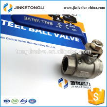 JKTL2B016 manufacture 2 piece gas rb pn40 cast iron small ball valve